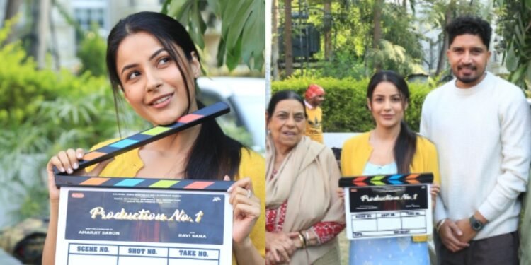 Shehnaaz Gill kickstarts shoot for new Punjabi film, shares pic with veteran actor Nirmal Rishi – India TV