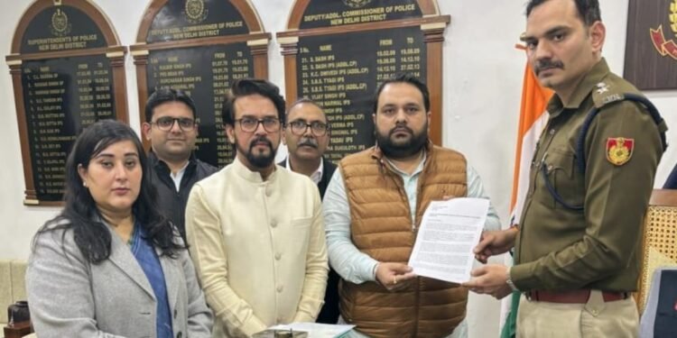 BJP delegation led by Anurag Thakur files police complaint against Rahul Gandhi over alleged physical assault – India TV