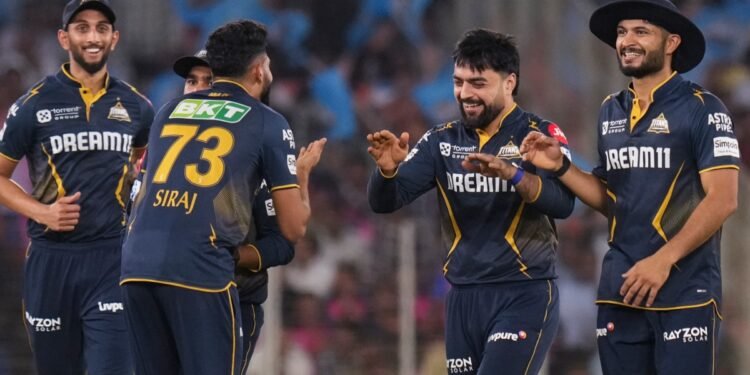 Gujarat Titans bag fourth-straight win to go on top of IPL 2025 points table after thrashing RR