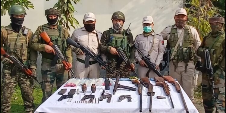 Security forces arrest several terrorists and seize firearms in ongoing operations in Manipur
