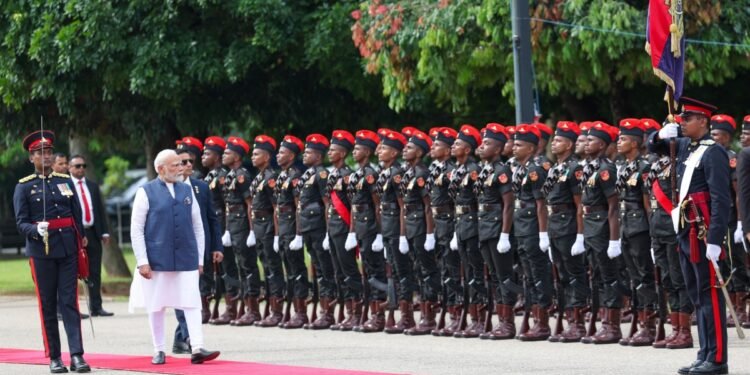 Sri Lanka: PM Modi receives ceremonial welcome in Colombo at Independence Square | Watch
